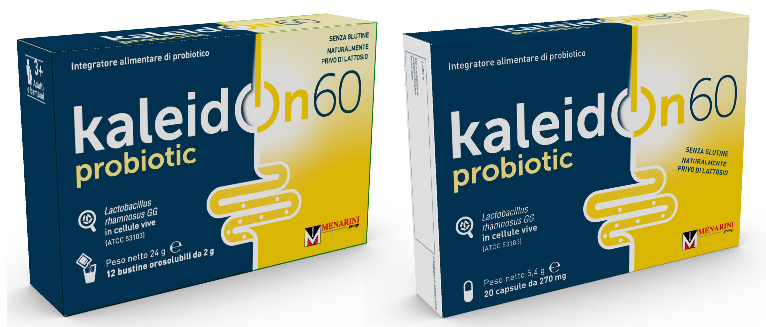 KALEIDON probiotic 60: BUSTINE e CAPSULE